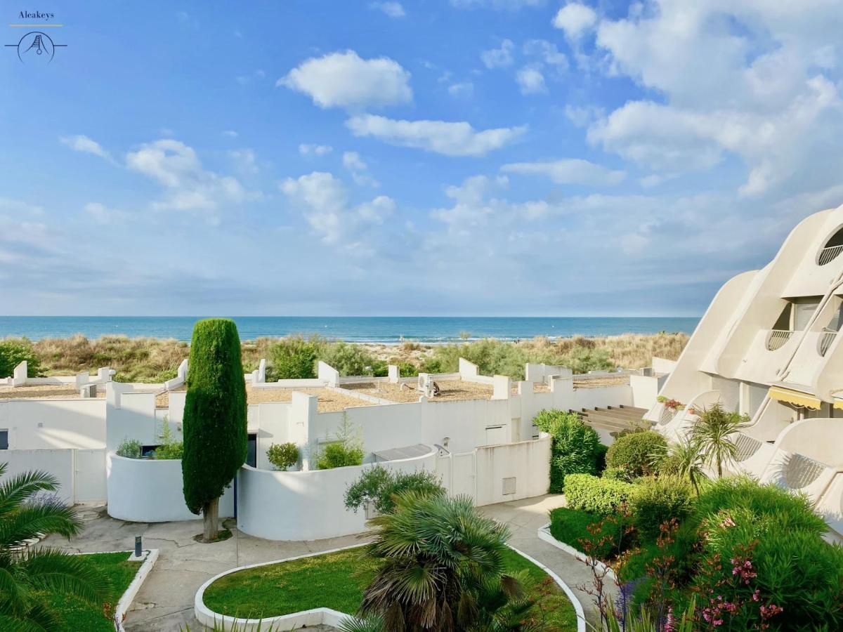 Le Meridien, Beau Studio 3 Etoiles, Vue Mer, Piscine, Wi Fi Et Parking Prive La Grande-Motte Kültér fotó