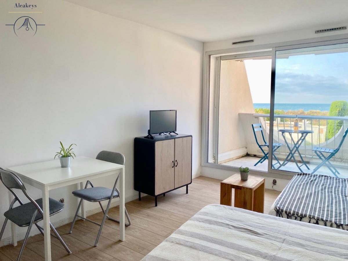 Le Meridien, Beau Studio 3 Etoiles, Vue Mer, Piscine, Wi Fi Et Parking Prive La Grande-Motte Kültér fotó
